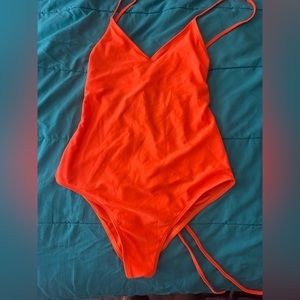 NEON ORANGE ONE PIECE